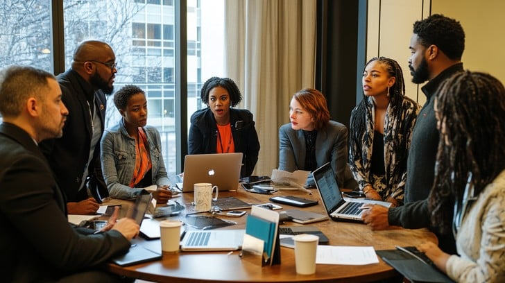 Corporate professionals starting a consulting business
